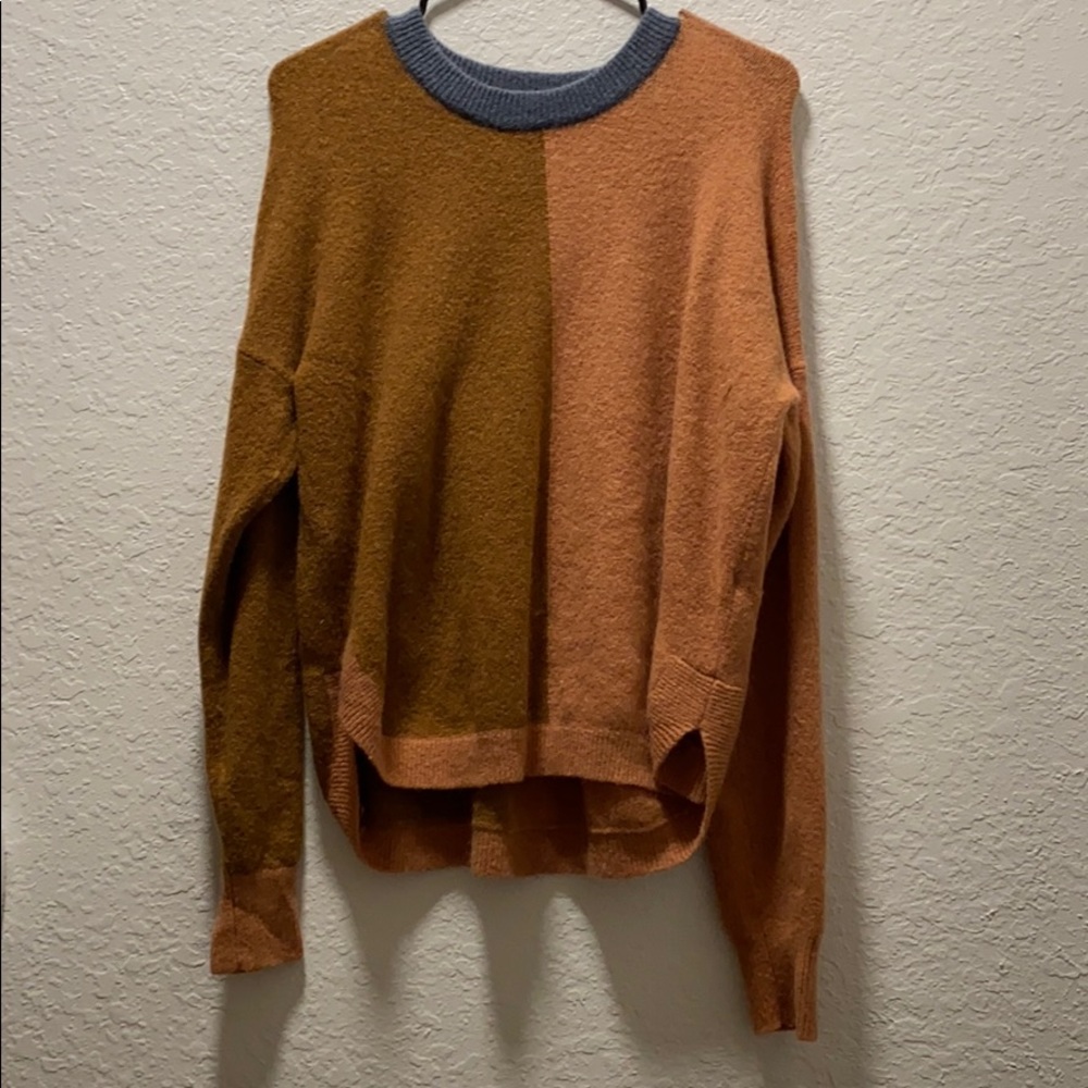Madewell color block sweater